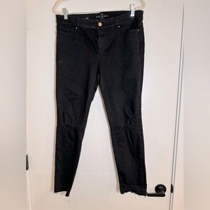 White House Black Market Black Jeans Size 12